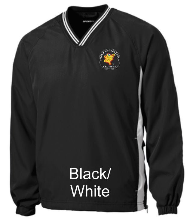 AGLCA Sport-Tek® Tipped V-Neck Raglan Wind Shirt