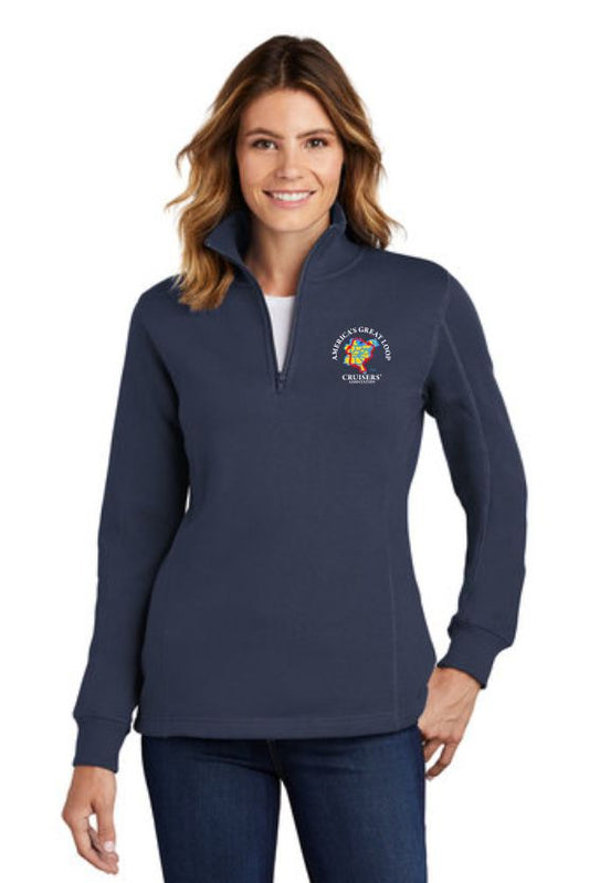 AGLCA LST253 Sport-Tek® Ladies 1/4-Zip Sweatshirt