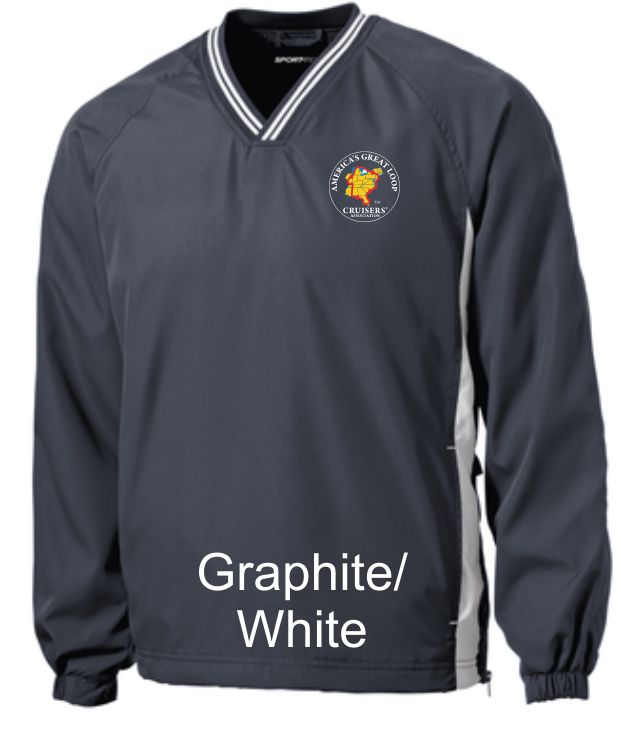 AGLCA Sport-Tek® Tipped V-Neck Raglan Wind Shirt
