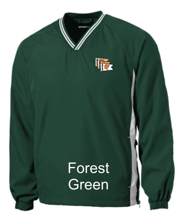 AGLCA Sport-Tek® Tipped V-Neck Raglan Wind Shirt