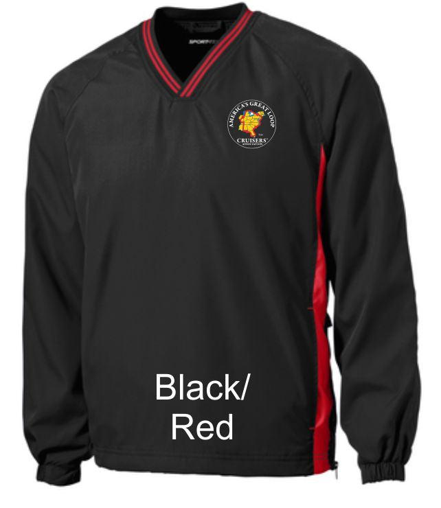 AGLCA Sport-Tek® Tipped V-Neck Raglan Wind Shirt