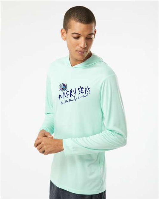 Angry Sea's Unisex Bahama Performance Hooded Long Sleeve T-Shirt