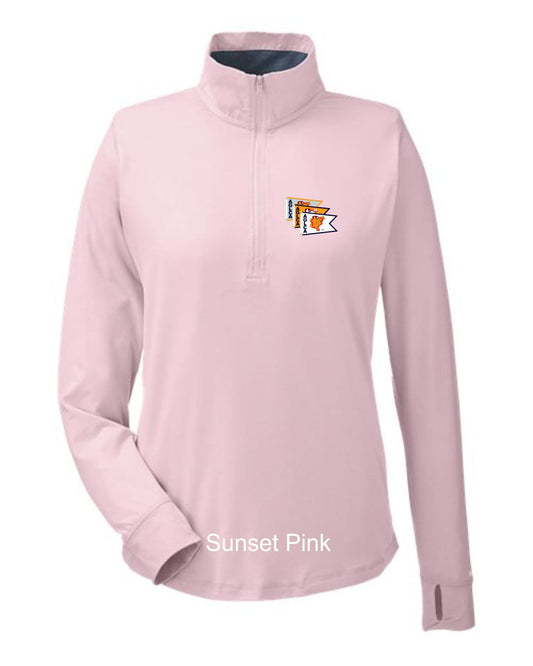 AGLCA Nautica Women's Saltwater Quarter-Zip Pullover