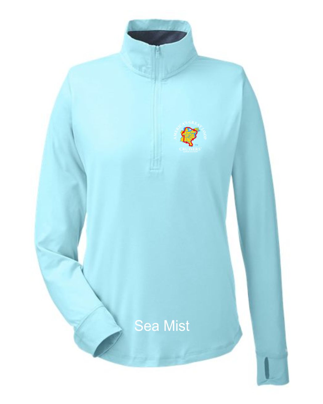 AGLCA Nautica Women's Saltwater Quarter-Zip Pullover