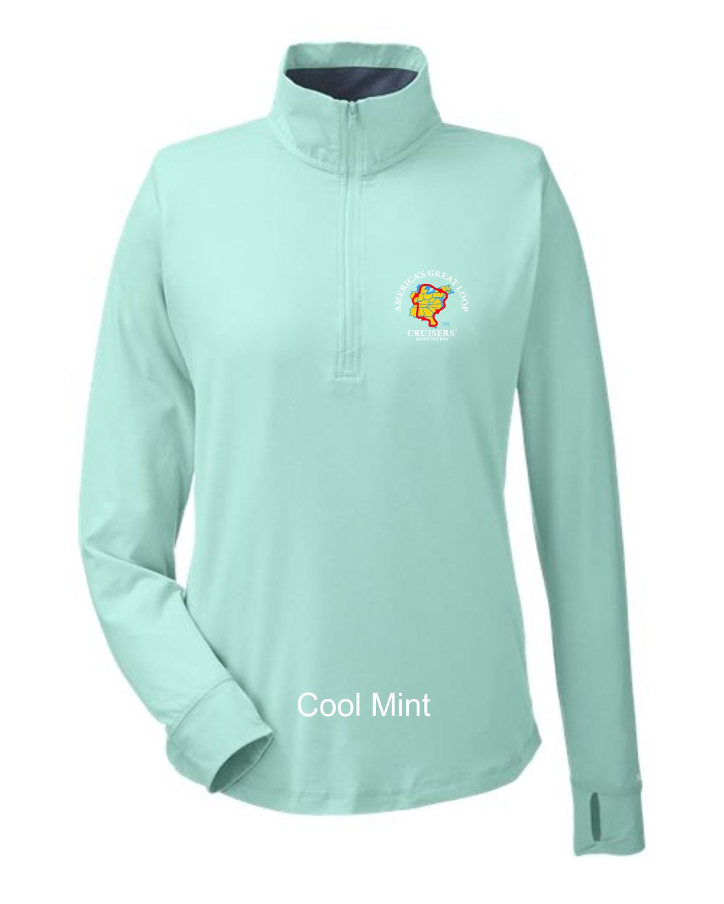 AGLCA Nautica Women's Saltwater Quarter-Zip Pullover