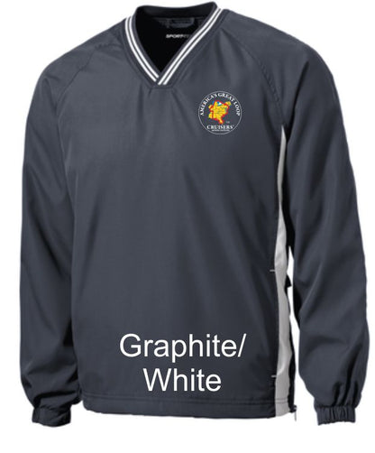 AGLCA Sport-Tek® Tipped V-Neck Raglan Wind Shirt
