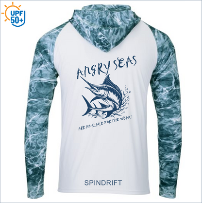 Men's Biloxi Performance Color Blocked Hooded Long Sleeve T-Shirt 241