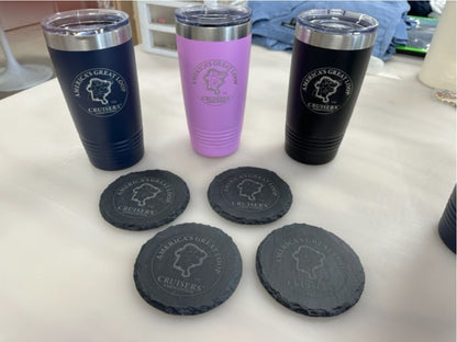 AGLCA Slate Coasters